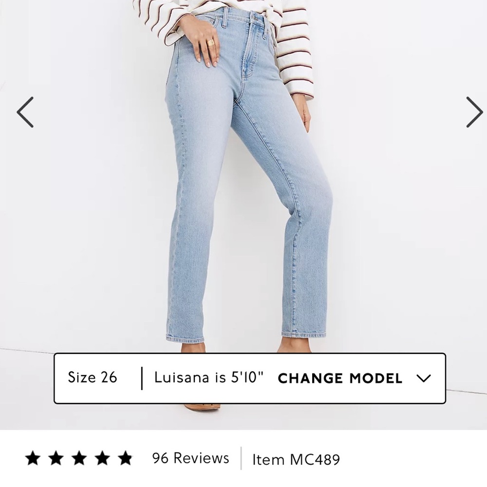 Madewell Perfect Vintage Jean in Fiore Wash
